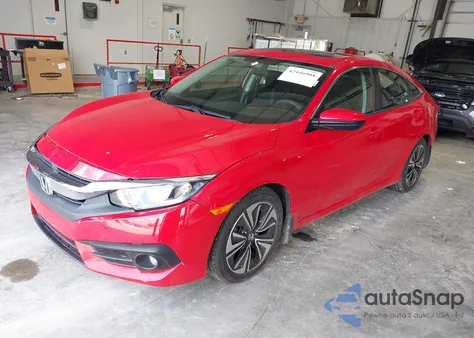 2017 Honda Civic Ex-T from USA, damaged, VIN 2HGFC1F3XHH653355